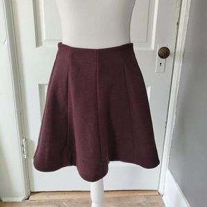 Burgundy Kimchi Blue circle skirt